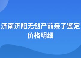 濟(jì)南濟(jì)陽無創(chuàng)產(chǎn)前親子鑒定中心費(fèi)用